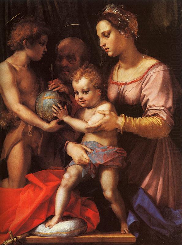 Andrea del Sarto The Holy Family with the Infant St.John china oil painting image